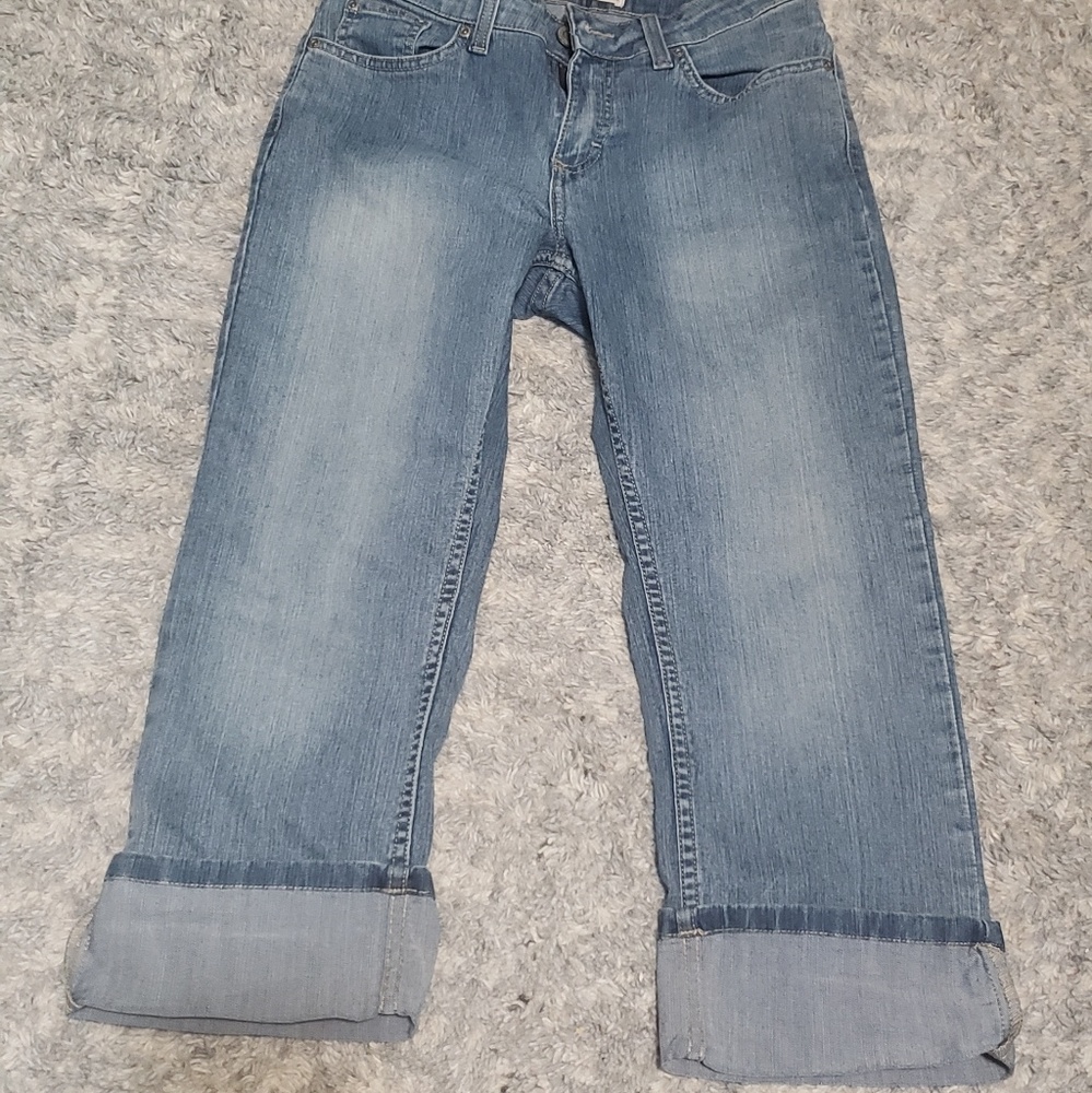 Blue Jean Capris